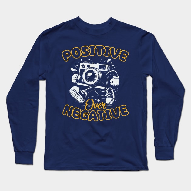 Positive Over Negative // Photographer Fan Art Long Sleeve T-Shirt by Trendsdk